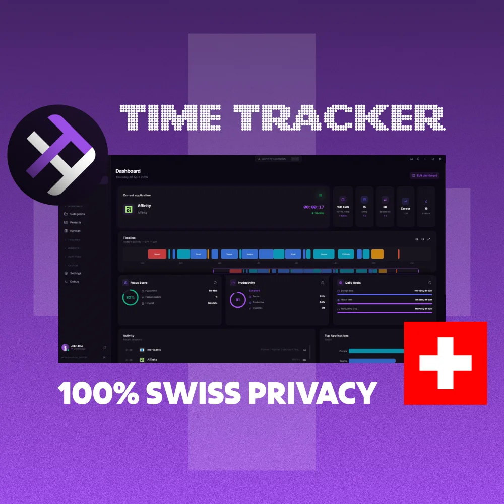 Time Tiker — Automatic Time Tracking Software | Privacy-First & Swiss Made